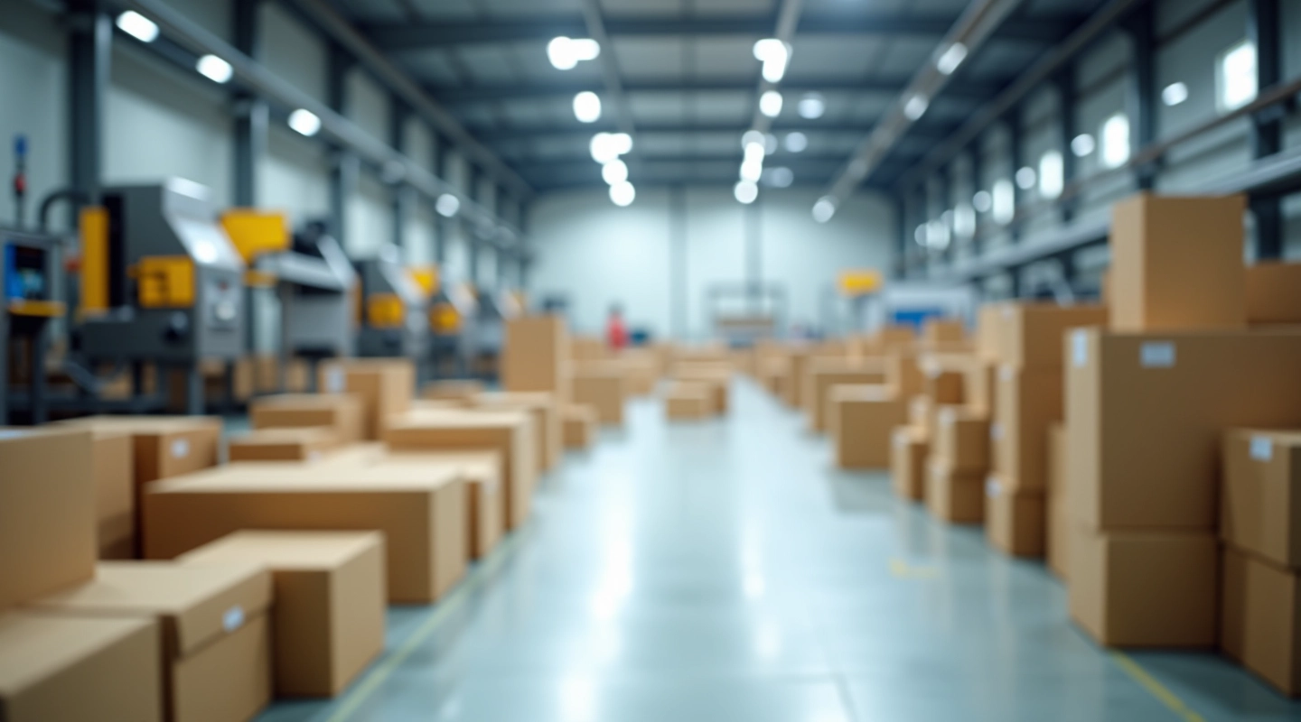 Professional corrugated cardboard box manufacturing facility with machinery and quality control